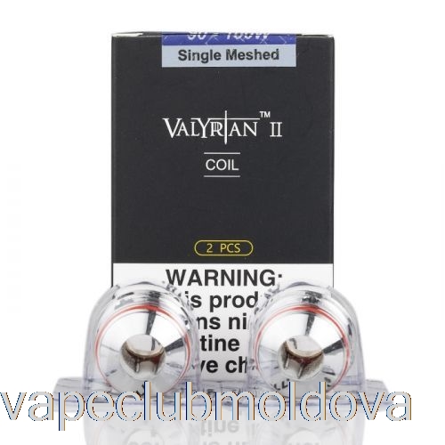Kit Vape Pod Uwell Valyrian Ii 2 Bobine De Schimb 0.32ohm Un2 Bobine Cu O Singură Plasă